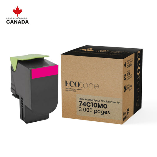 Lexmark 74C10M0 Reman Ecotone Magenta 3K - by Ecotone