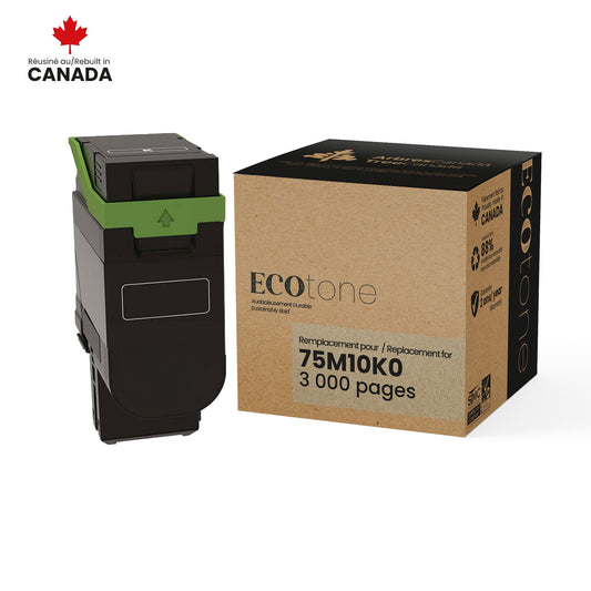 Lexmark 75M10K0 Reman Ecotone Black 3K - by Ecotone