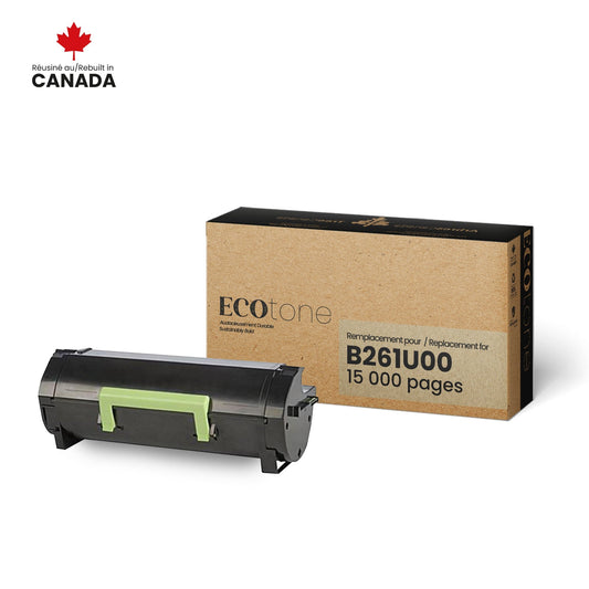 Lexmark B261U00 Toner Cartridge Remanufactured 15K-Ecotone