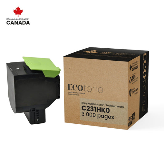 Lexmark C231HK0 Toner Cartridge Remanufactured Black 3K