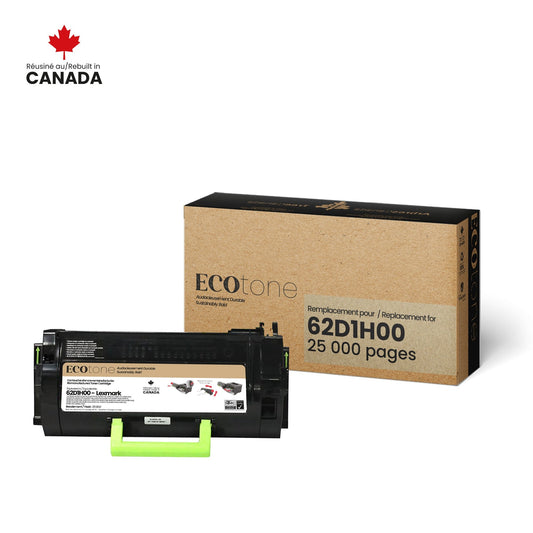 Lexmark 62D1H00 Toner Cartridge Remanufactured 25K-Ecotone