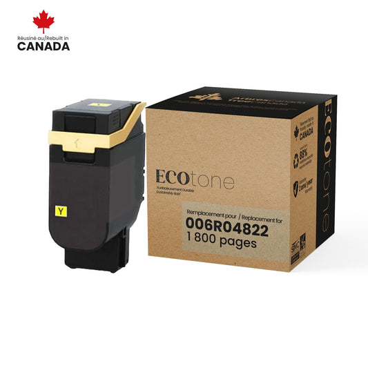 Xerox 006R04822 Reman Ecotone Yellow 1.8K - by Ecotone