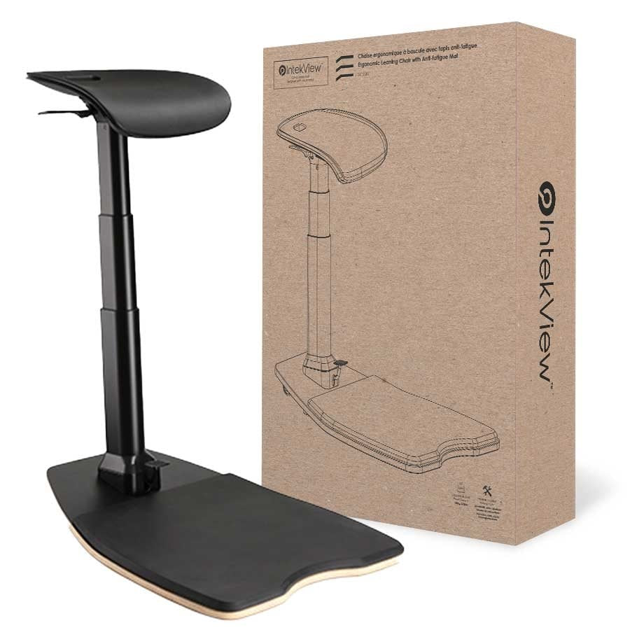 Ergonomic New Compatible Standing Chair with Anti-Fatigue Mat-Intekview