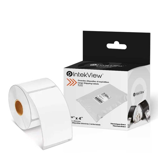 Ergonomic New Compatible OEM Labels 2 5/16'' x 4'' 1 x 300-Intekview