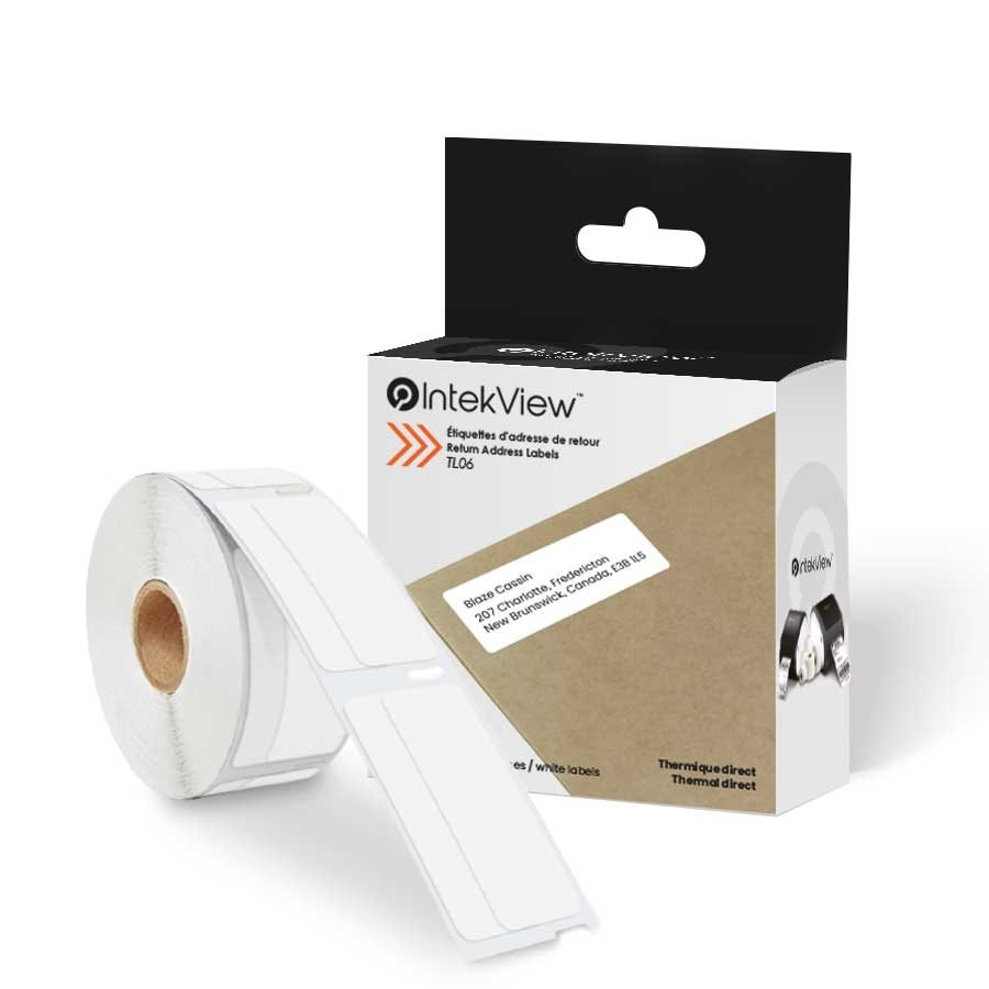 Ergonomic New Compatible OEM Return Labels 3/4'' x 2'' 1 x 500-Intekview
